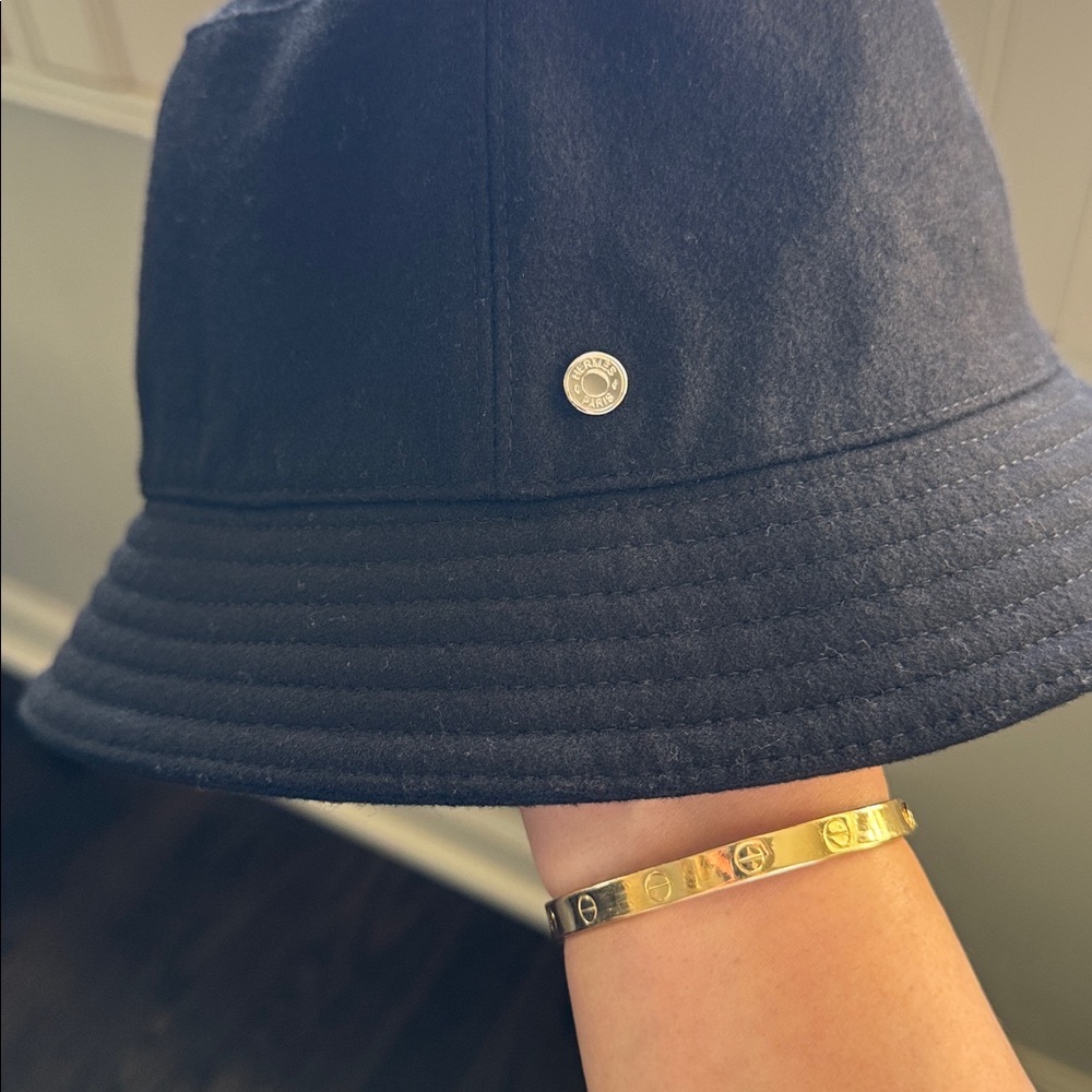 Hermès Toundra Calvi Cashmere Bucket Hat - Picture 2 of 6